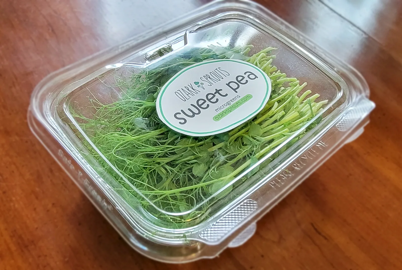 Sweet pea shoots